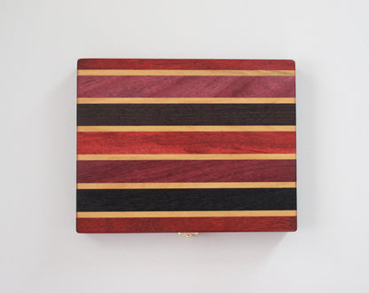 Exotic Wood Card Game Box