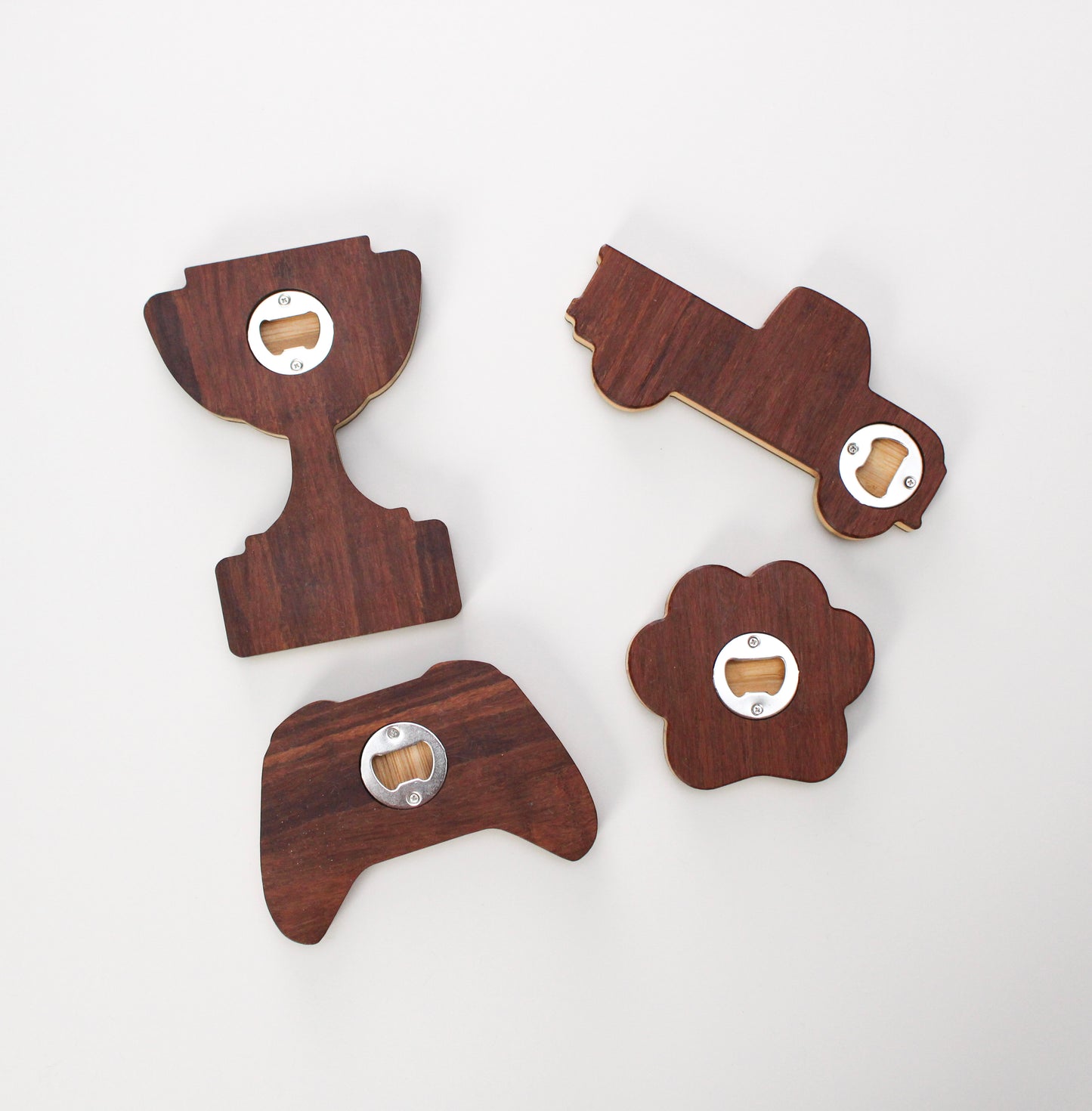 Ice Cream Bamboo Bottle Opener