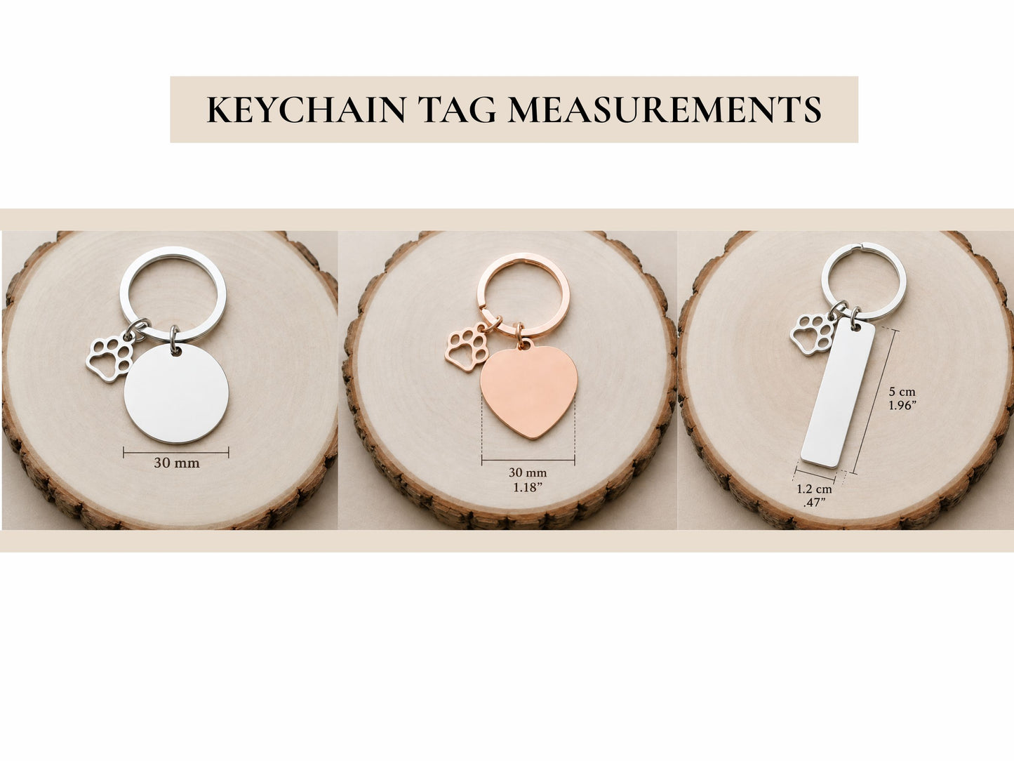 Personalized Dog & Cat Name Keychain | Dog Mom Accessory | Cat Lover Gift