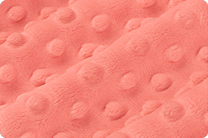 Coral Cuddle Dimple Minky