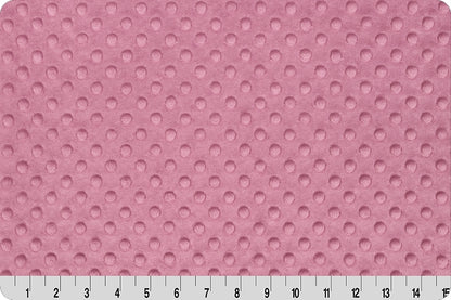 Dusty Rose Cuddle Dimple Minky