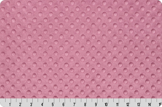 Dusty Rose Cuddle Dimple Minky