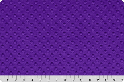 Purple Cuddle Dimple Minky