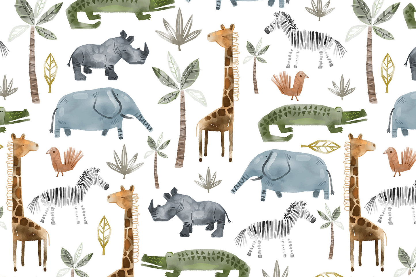 Animal Safari Digital Cuddle  Multi Fabric From Shannon Fabrics