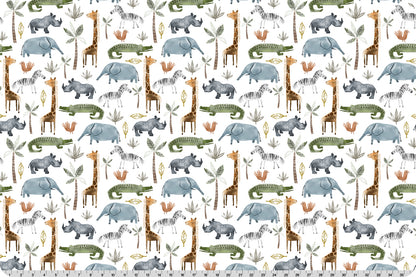 Animal Safari Digital Cuddle  Multi Fabric From Shannon Fabrics