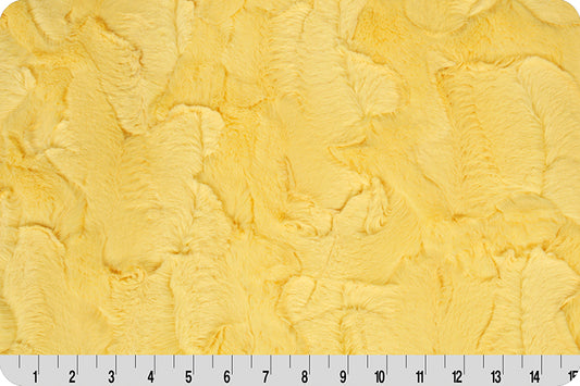 Banana Yellow Luxe Cuddle Minky Hide