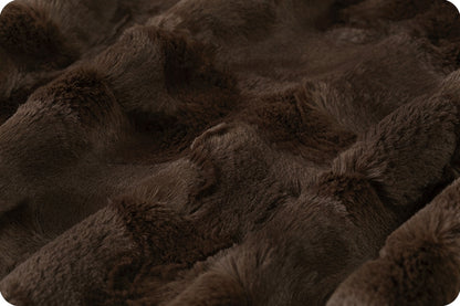 Chocolate Luxe Cuddle Minky Hide