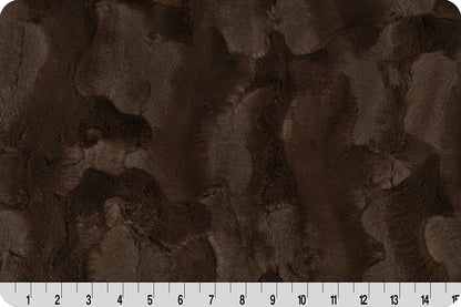 Chocolate Luxe Cuddle Minky Hide