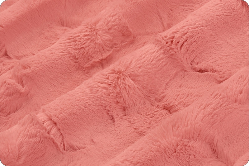 Coral Luxe Cuddle Minky Hide