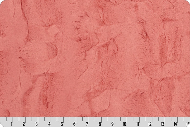 Coral Luxe Cuddle Minky Hide
