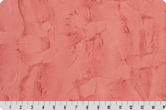 Coral Luxe Cuddle Minky Hide
