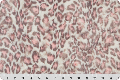 Luxe Cuddle Leopard Blush Minky From Shannon Fabrics