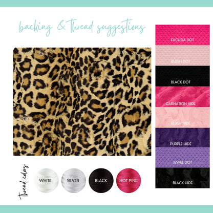Personalized Leopard Baby Blanket | Minky Blanket With Name