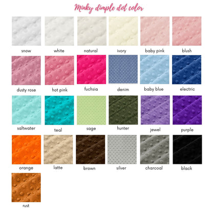 Personalized Dog Blanket – Rainbow Vibrant Paws Minky Blanket